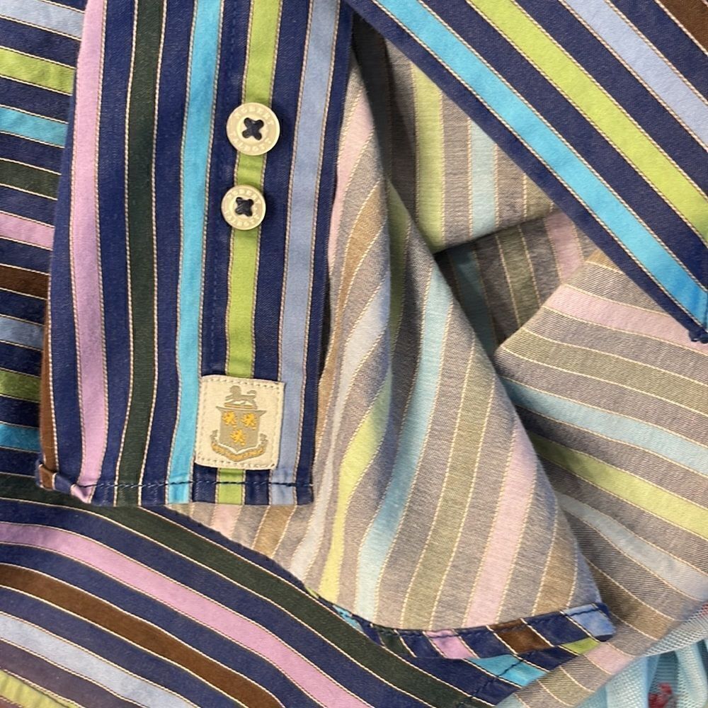 Robert Talbot Carmel button down cotton shirt. Li… - image 5